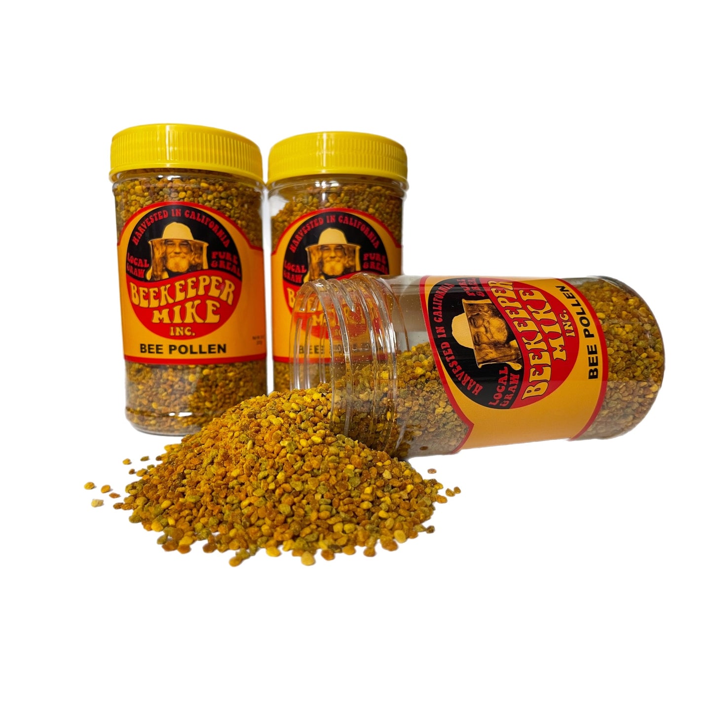 Three 8 oz jar high mountain pesticide free Bee Pollen