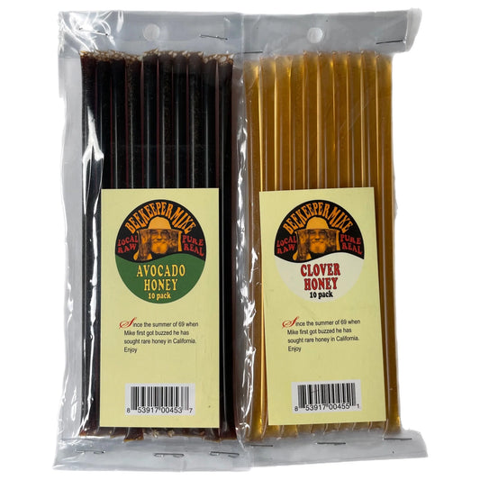 Pack of 8 One Variety (10 sticks in a pack) honey sticks