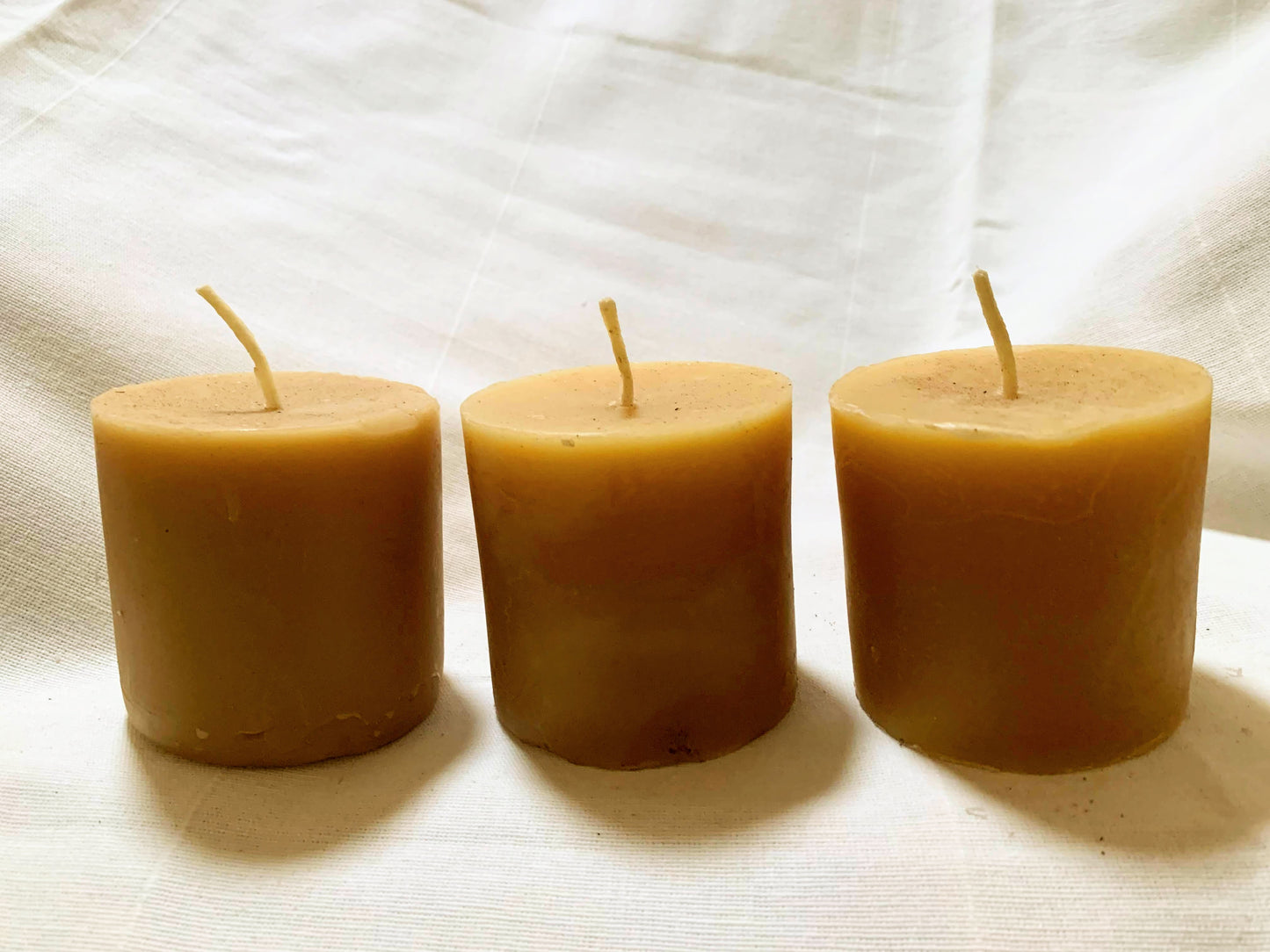 3 Small 3"x3" Pillar Candles